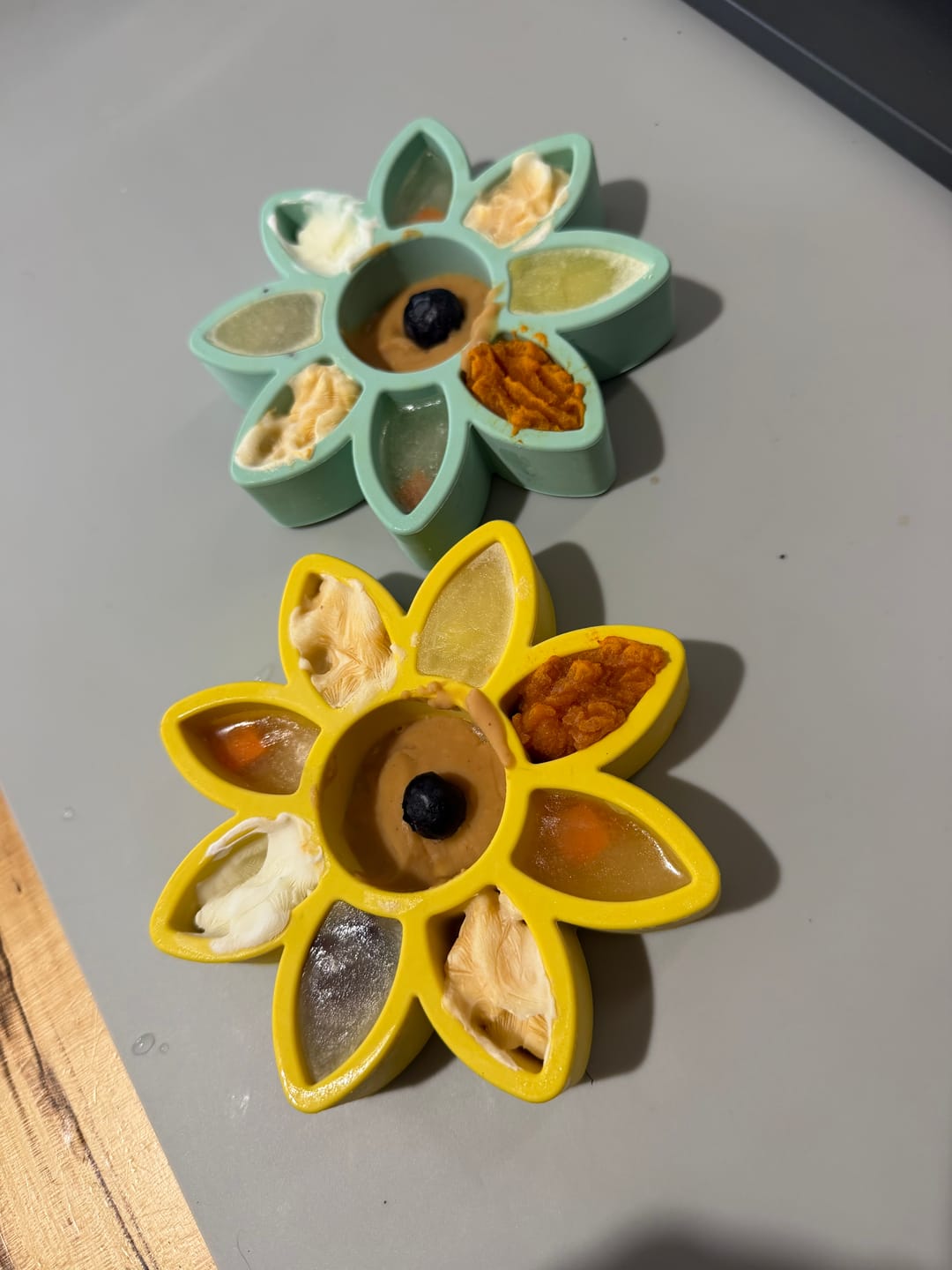 Customer photo review of FreezFlower - Long-Lasting Frozen Flower Dog Treat Toy
