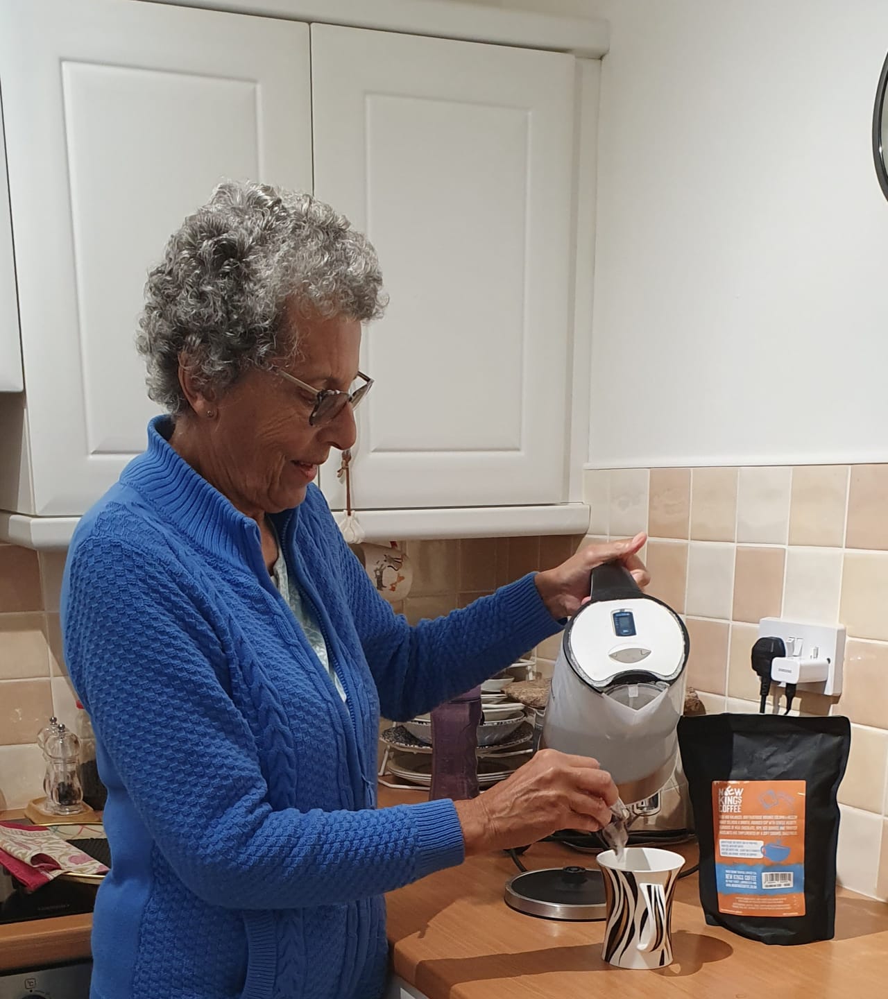 Customer photo review of Medium Roast Coffee Bags - Fairtrade Organic Colombian Coffee Bags - 100% Colombia Arabica