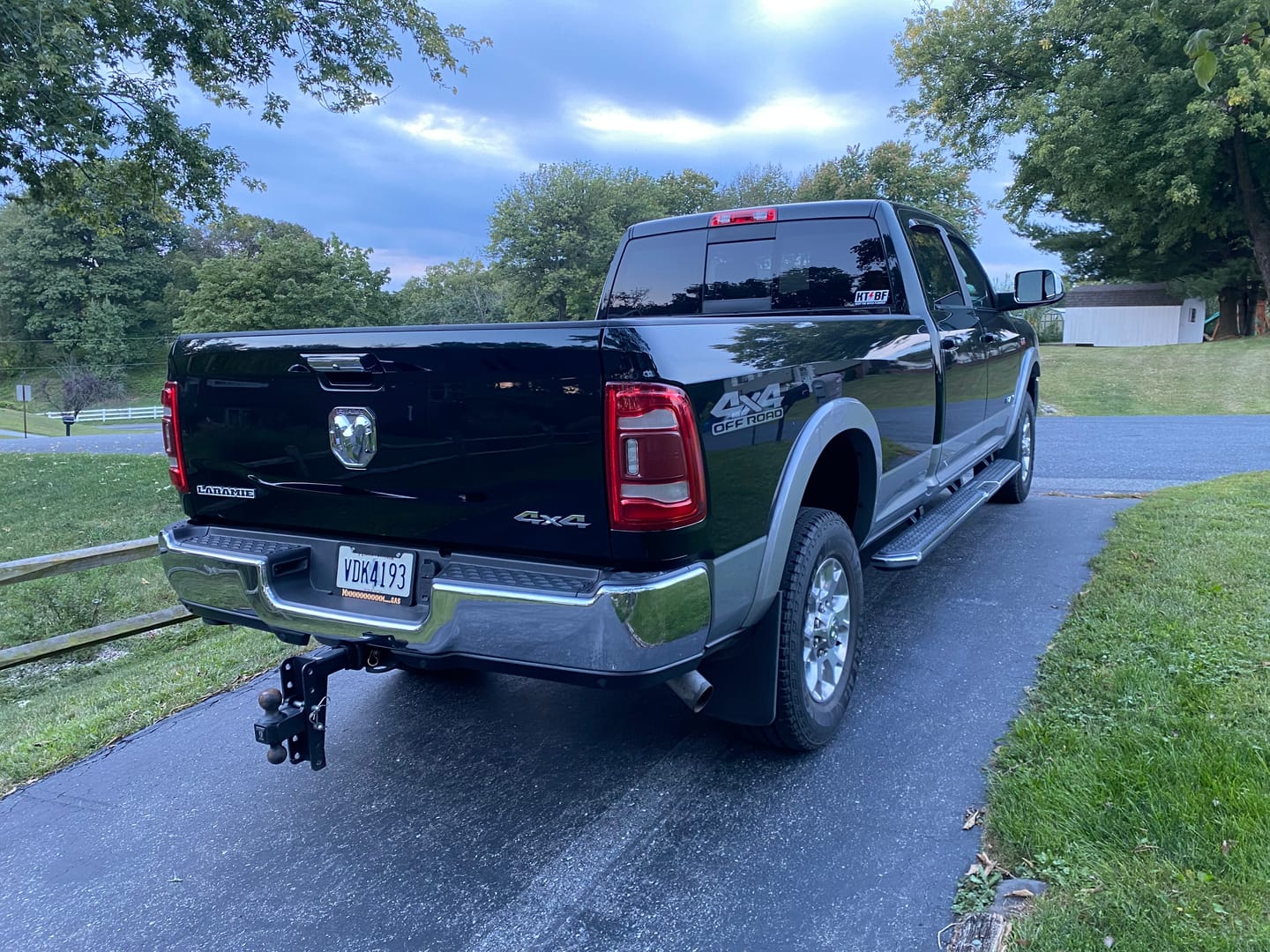 Customer photo review of 6" vinyl KTBF® "Shield" sticker/decal