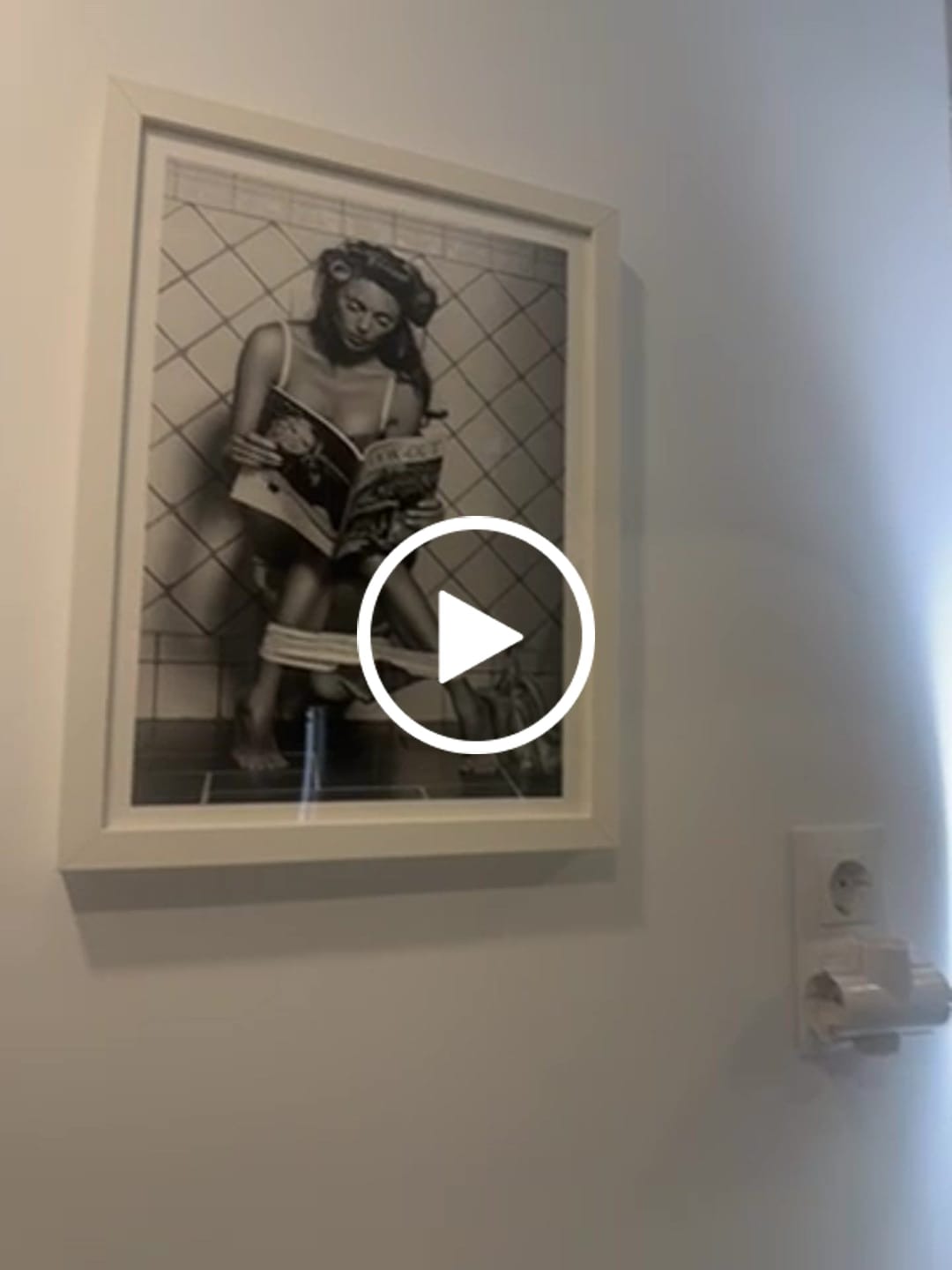 Customer video review of Catching up on reading Poster