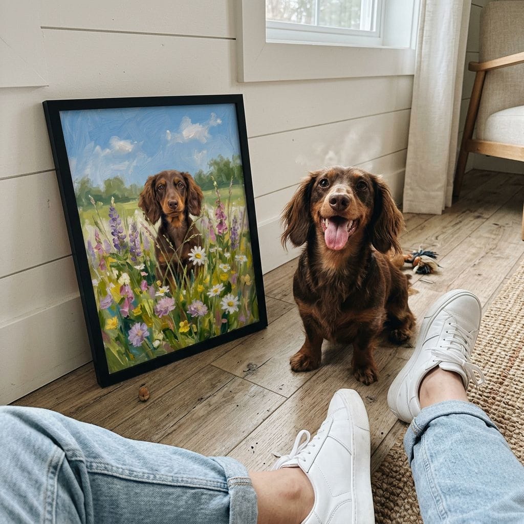 Customer photo review of Framed poster