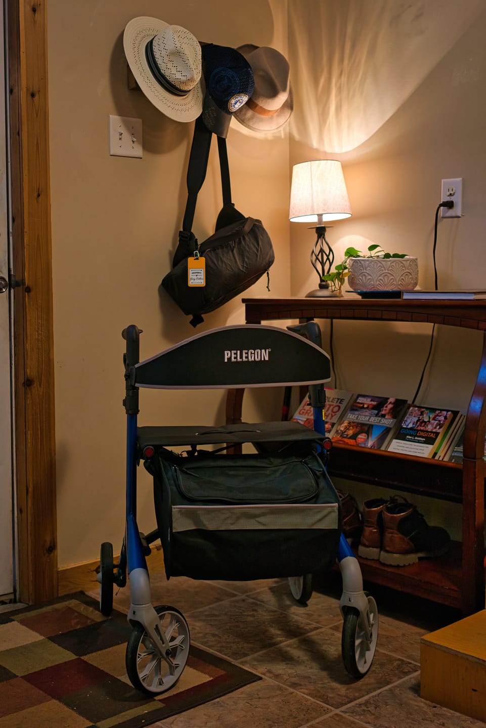 Customer photo review of Pelegon Rollator Walker with Seat