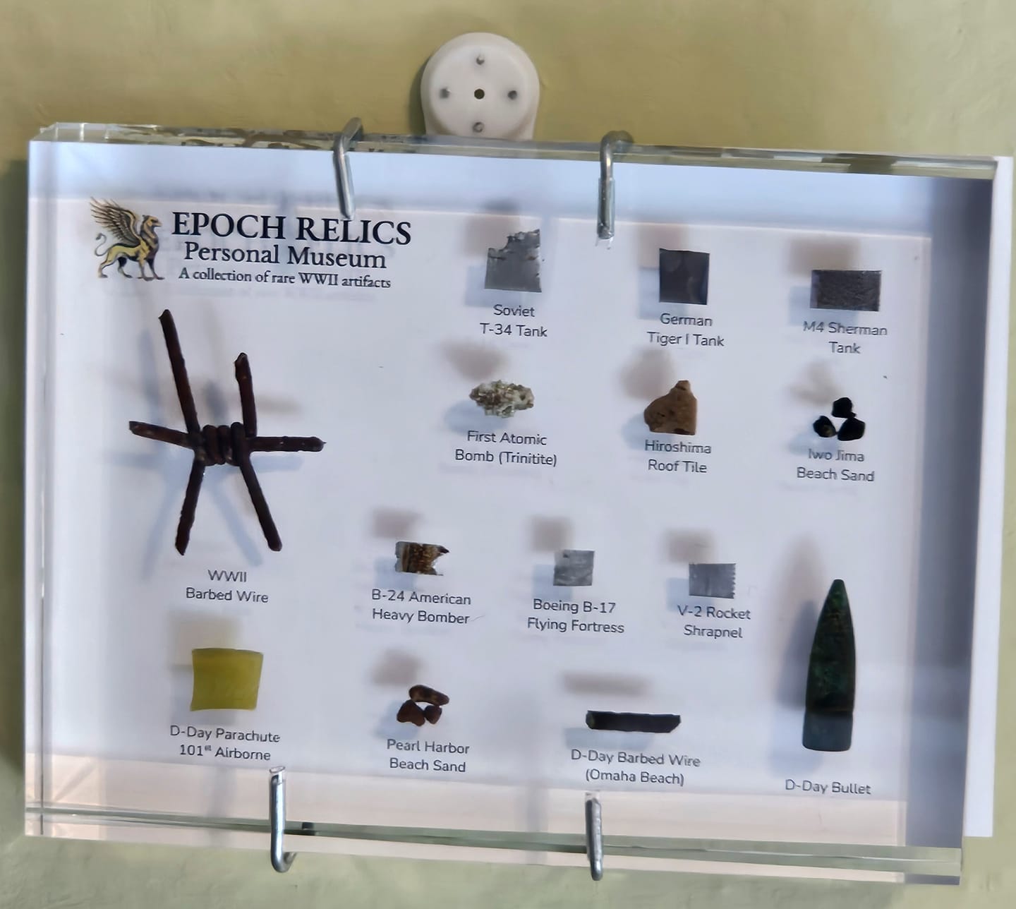 Customer photo review of Personal Museum - WWII Edition