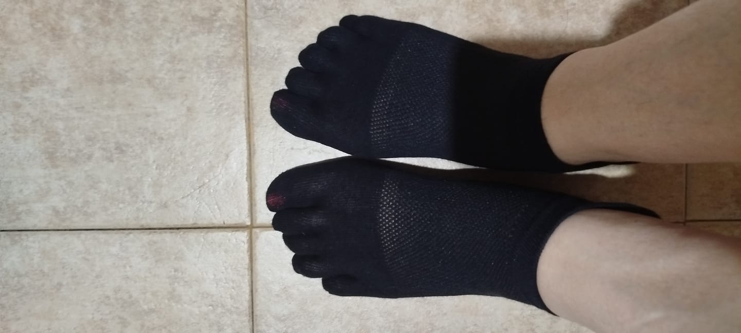 Customer photo review of Calcetines 5dedos- Tobilleros