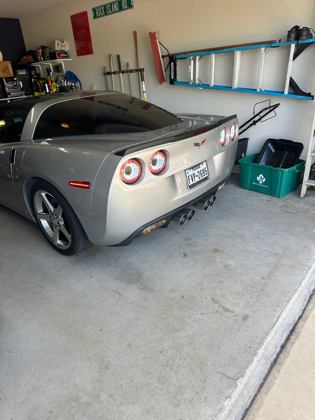 Customer photo review of Corvette C6 ZR1 DRY CARBON FIBER Conversion Rear Trunk Spoiler