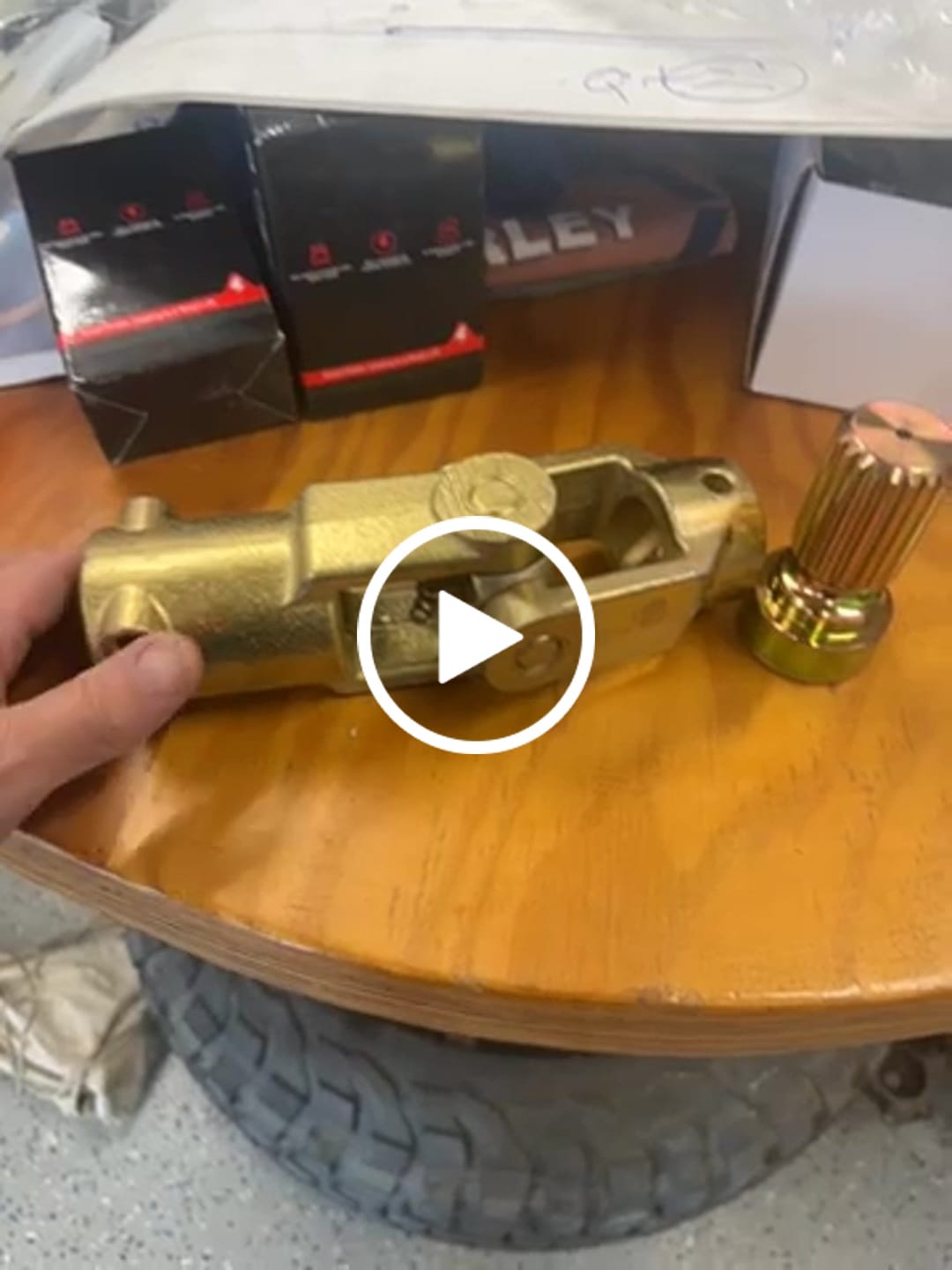 Customer video review of Splined U-Joint