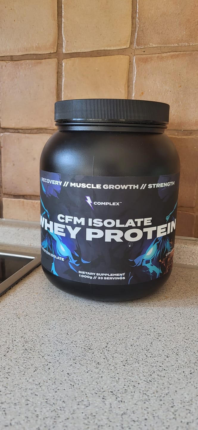 Customer photo review of CFM Whey Protein Isolate