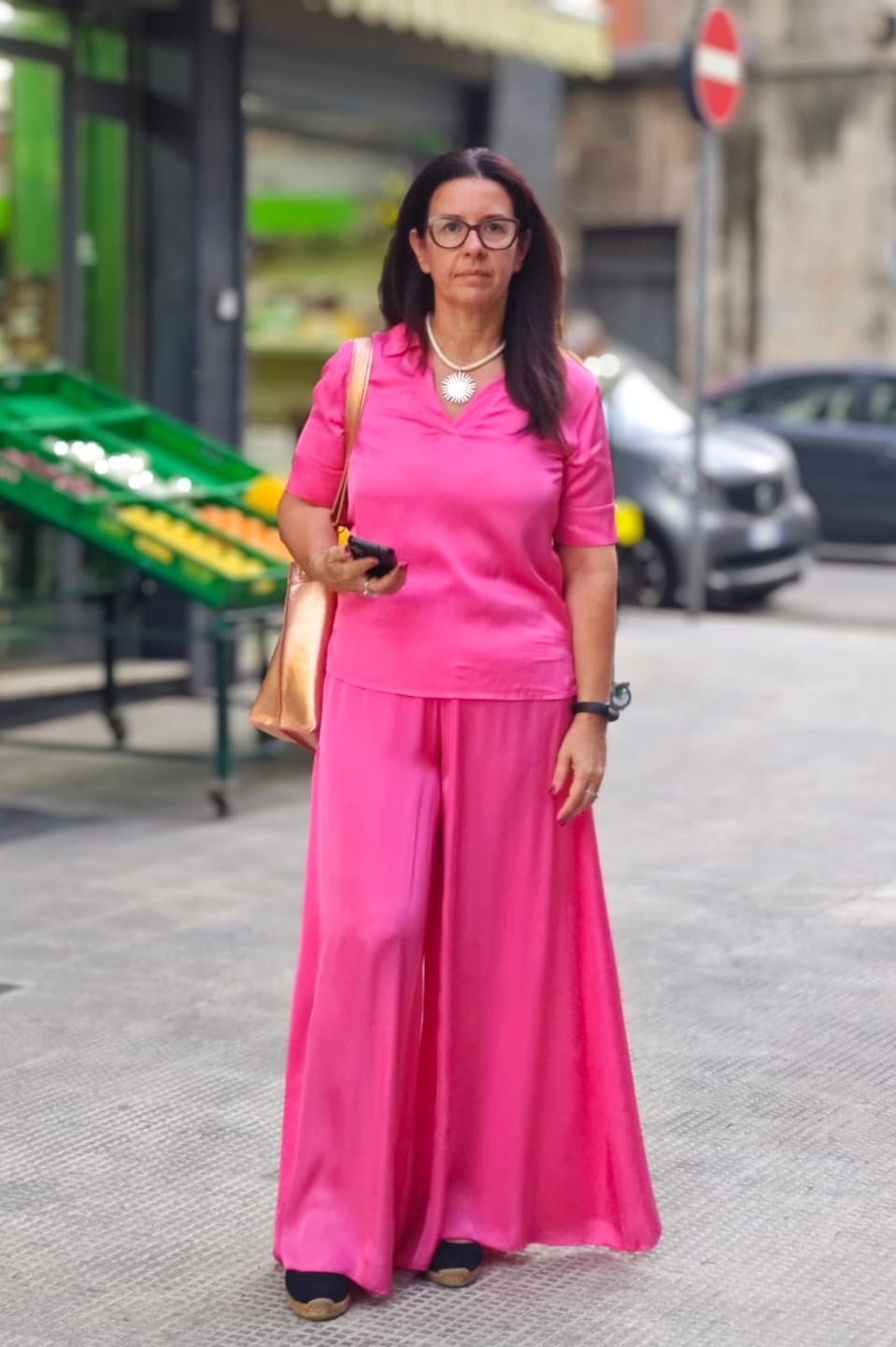 Customer photo review of PANTALONE DANA FUXIA