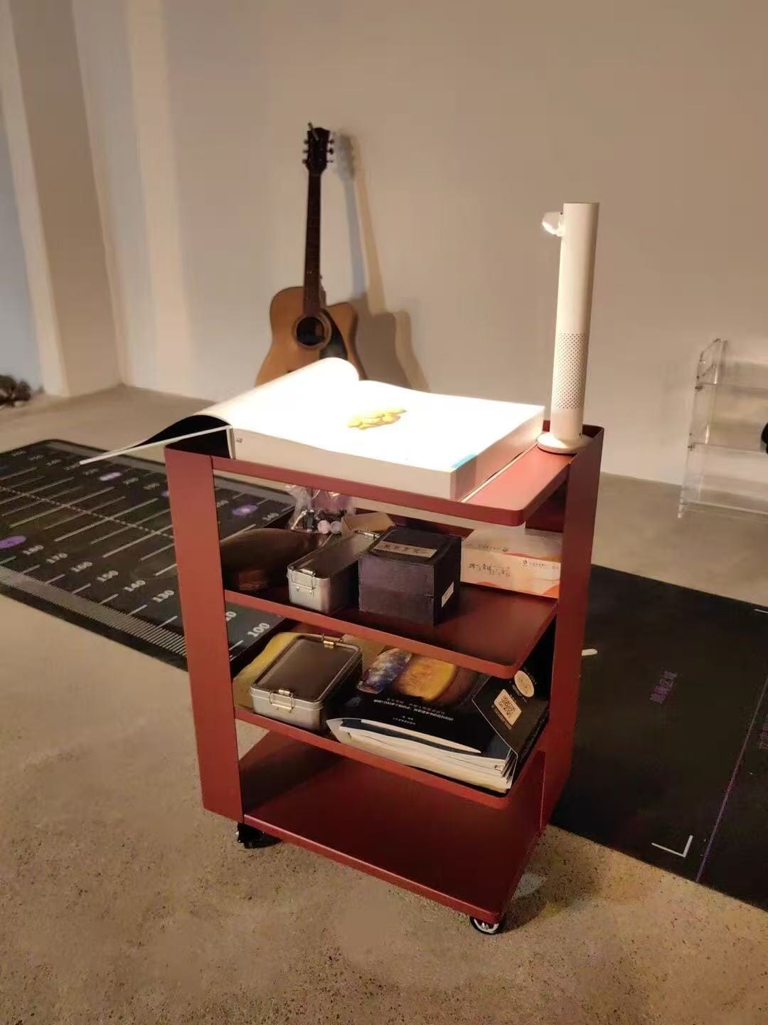 Customer photo review of KKUSO METAL SHELF - ZIGGY BORDEAUX RED