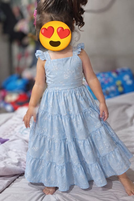 Customer photo review of Vestido Largo para niña - Gabriela