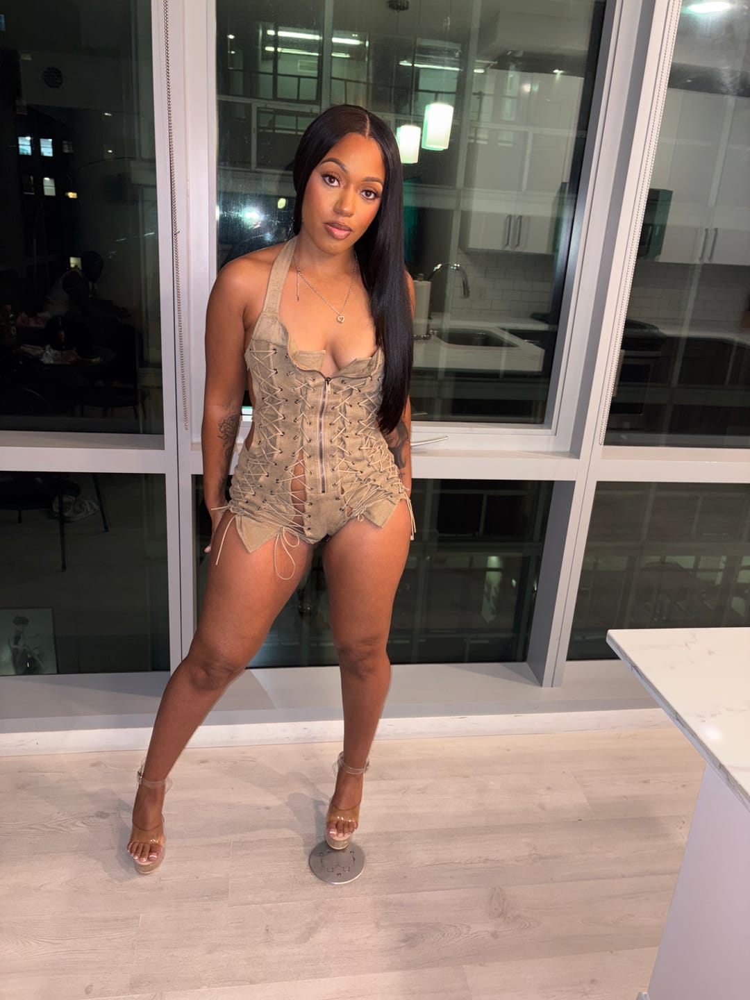 Customer photo review of Vice Body (Tan Suede)
