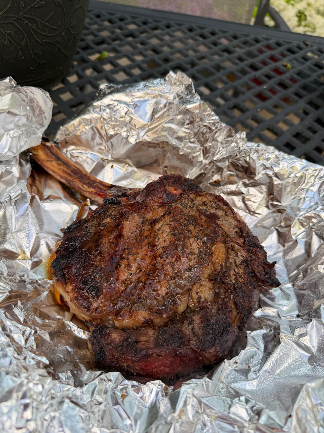 Customer photo review of USDA Prime Bone-In Ribeye