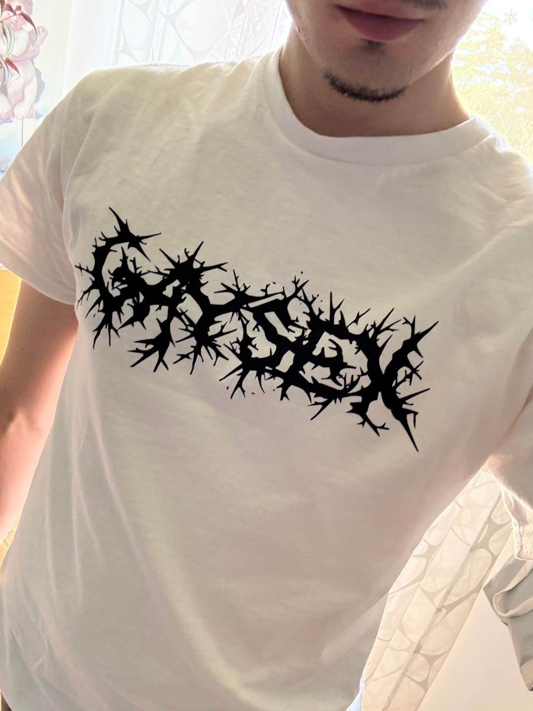 Customer photo review of Gay Sex. T-shirt