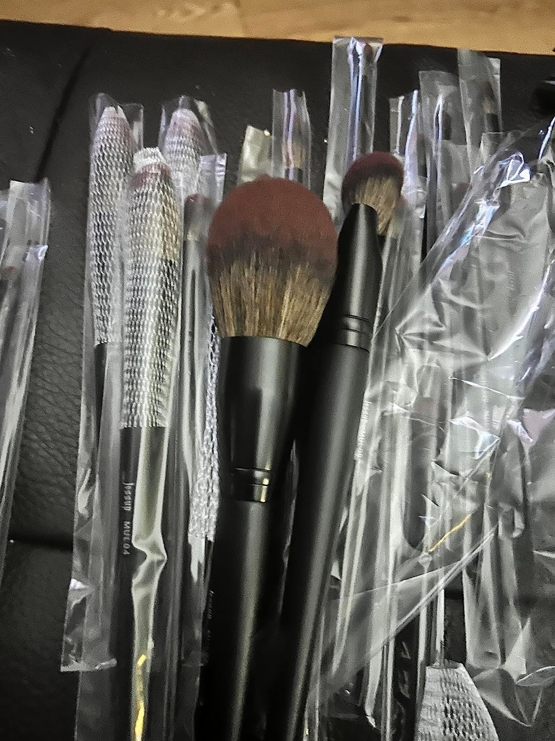 Customer photo review of Makeup Lover Makeup Brush Collection (Phantom Black)