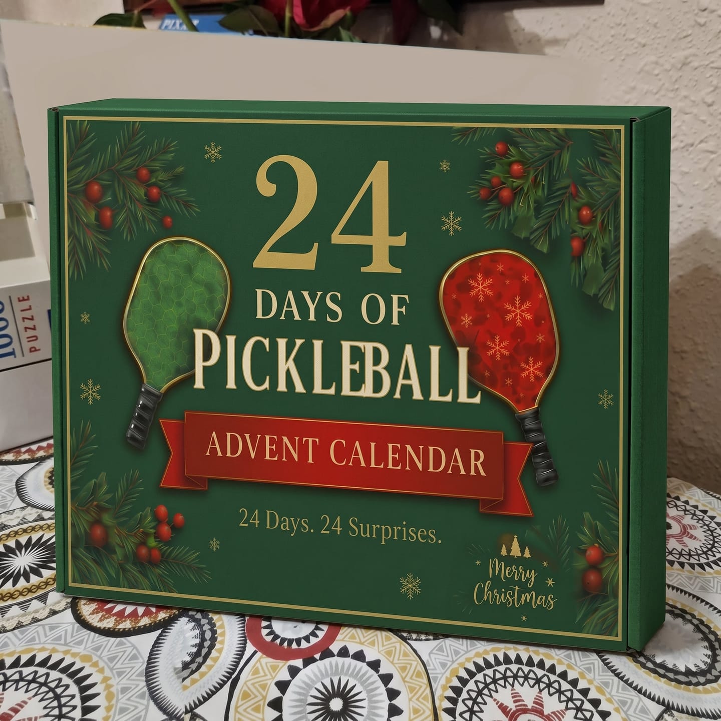 Customer photo review of Pickleball Advent Calendar