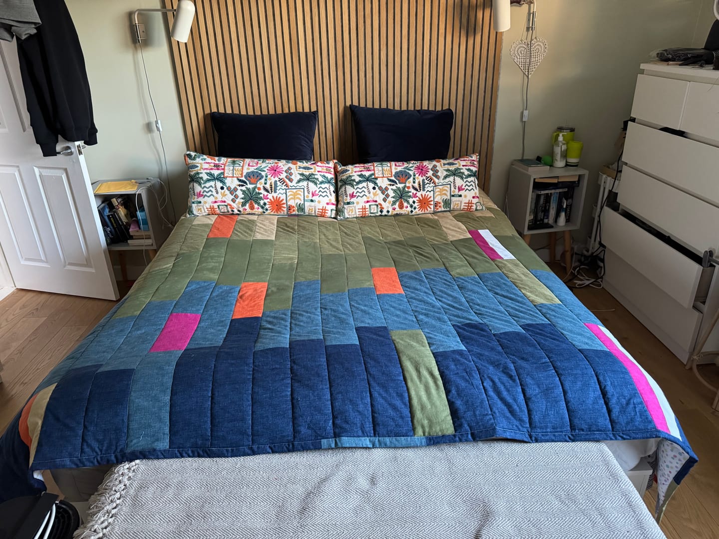 Customer photo review of Linen Textured Look Cotton Fabric