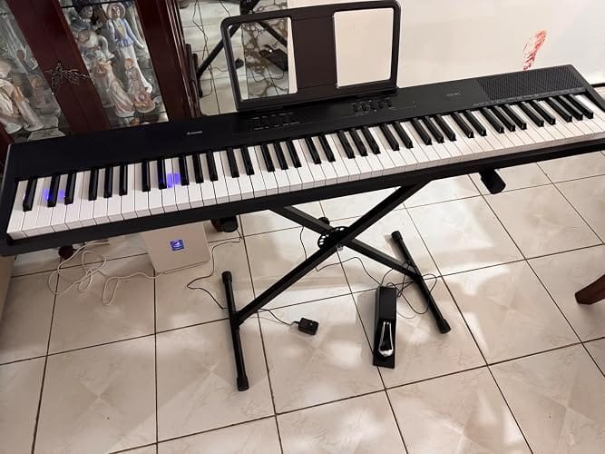 Customer photo review of Donner DEP-07  Piano numérique portable semi-lesté à 88 touches