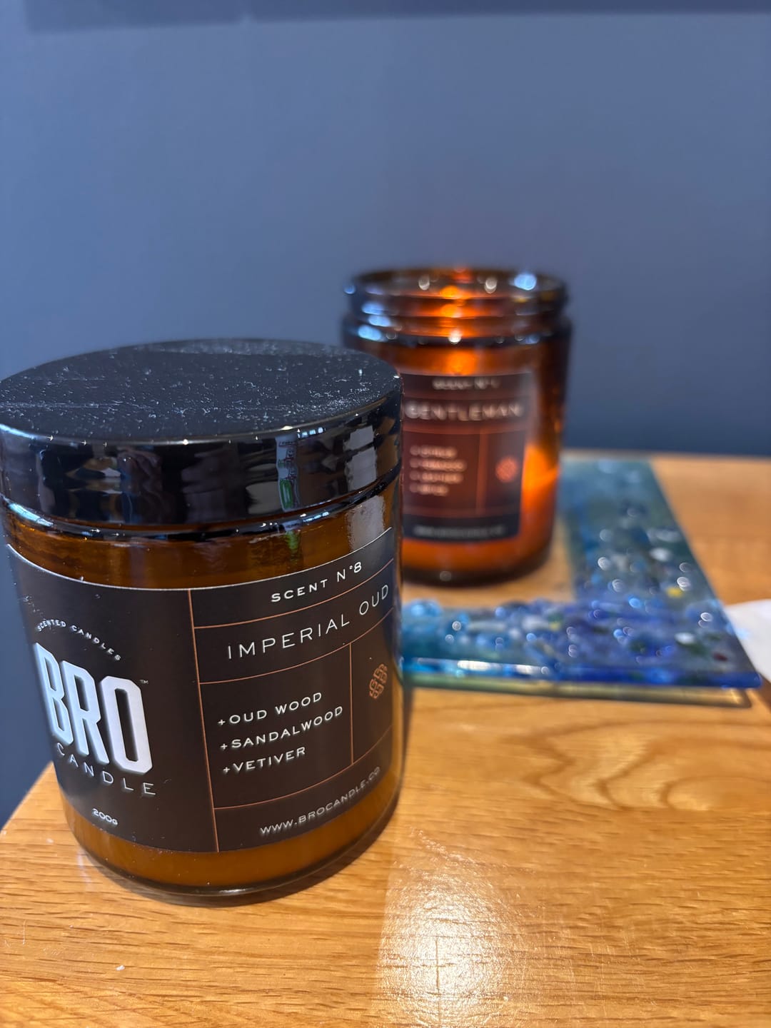 Customer photo review of The Gentleman Candle
