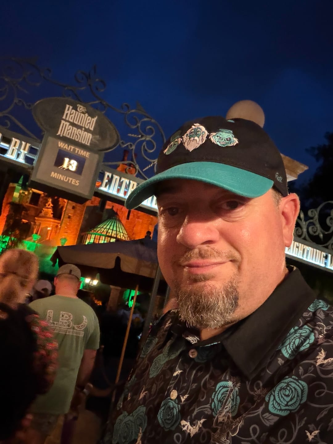 Customer photo review of Disney's Haunted Mansion "Hitching a Ride" – Dad Hat