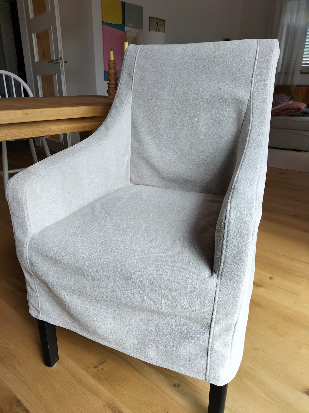 Customer photo review of SAKARIAS IKEA Chair Cover With Medium Skirt