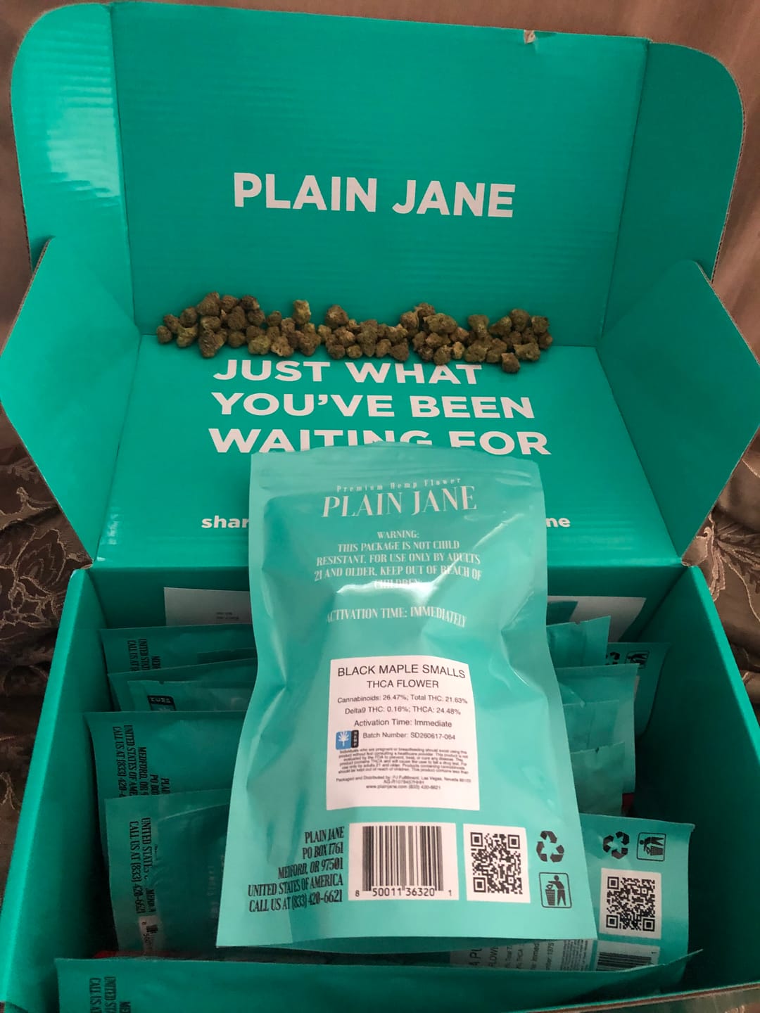 Customer photo review of Black Maple (Indoor Smalls) - THCA Flower