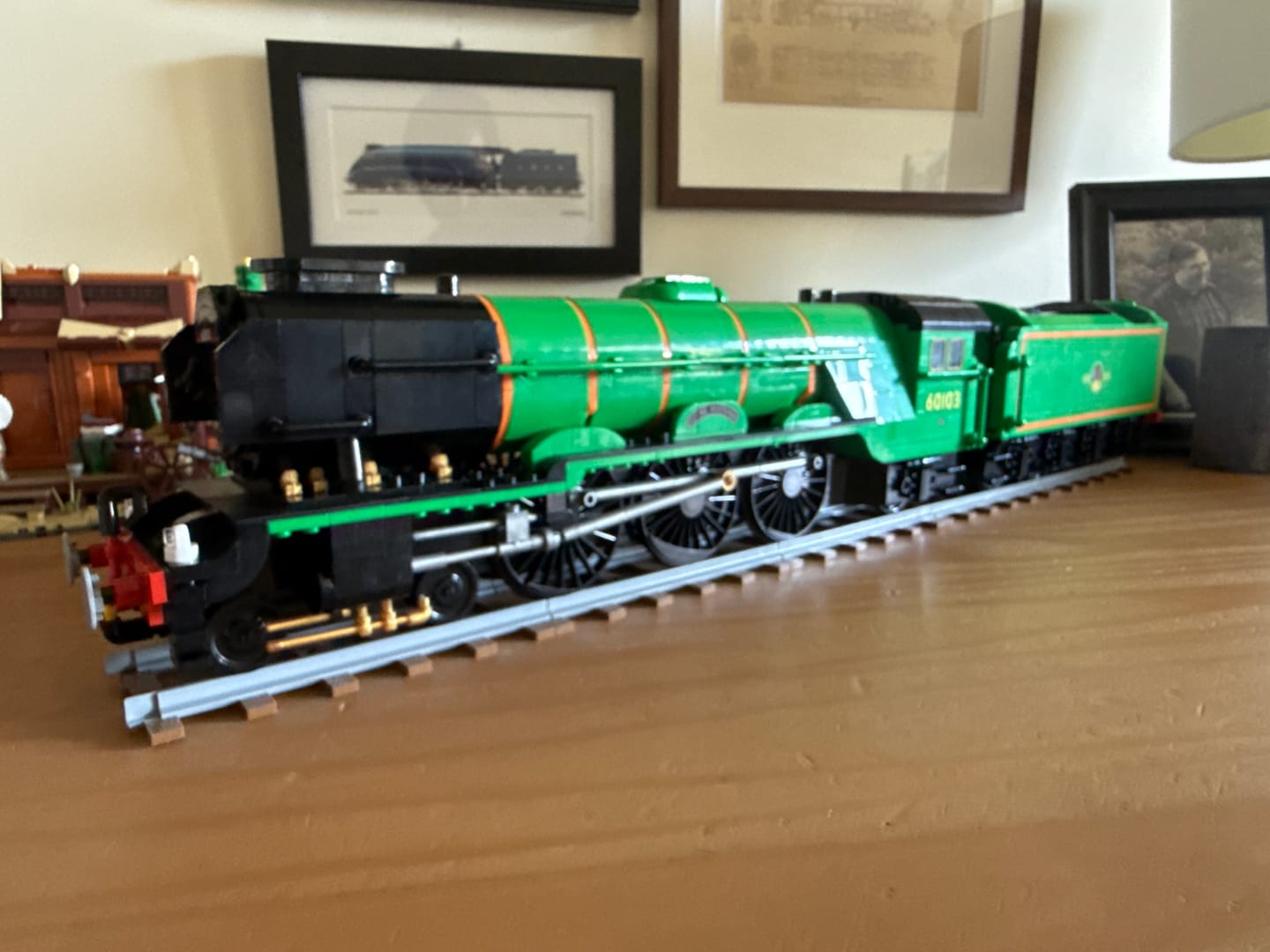 Customer photo review of COBI Flying Scotsman British Steam Locomotive Train: Set #6292