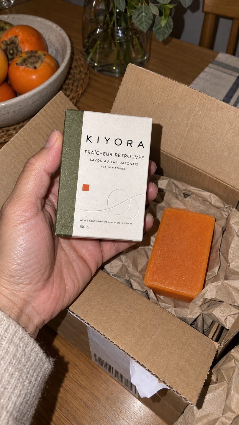 Customer photo review of Savon anti-odeur au kaki japonais