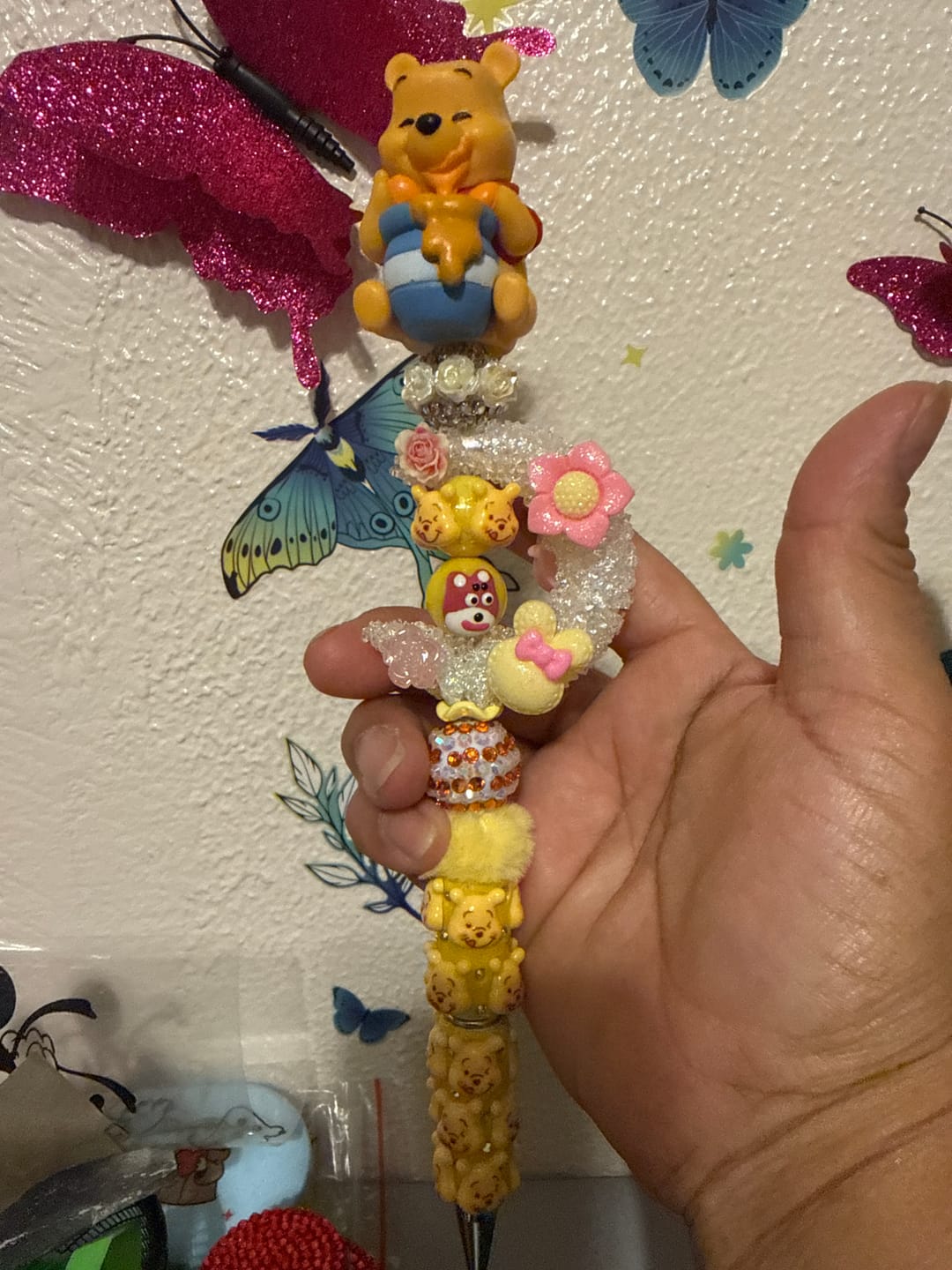 Customer photo review of Skeleton King Beadable Pens Wholesale, Beadable Pens Supplies