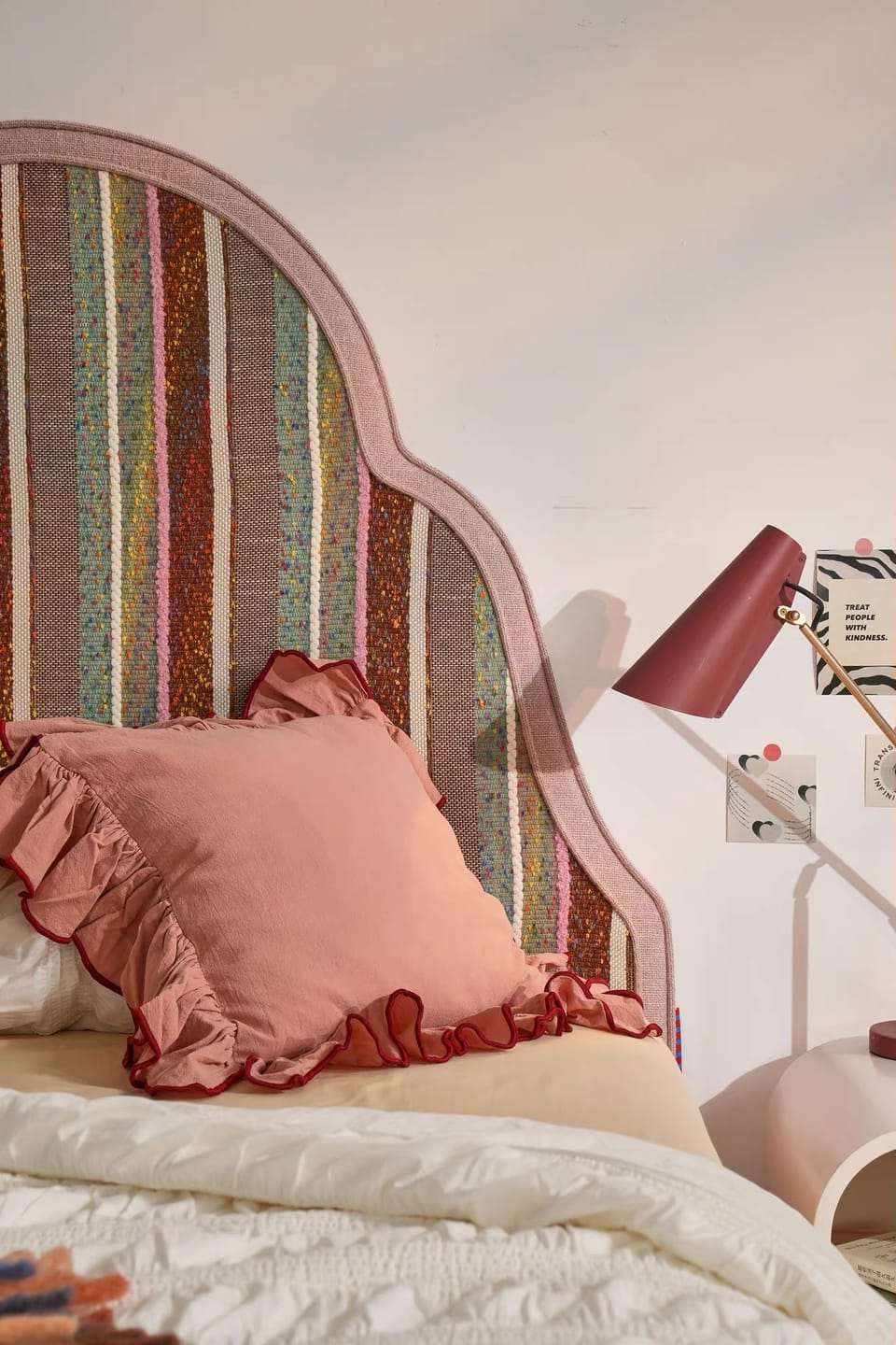 Customer photo review of Cozy Ruffle Cushion