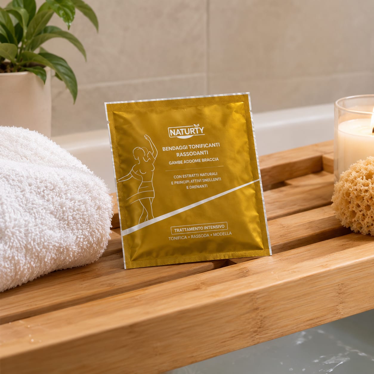 Customer photo review of Bendaggi tonificanti gambe, addome e braccia