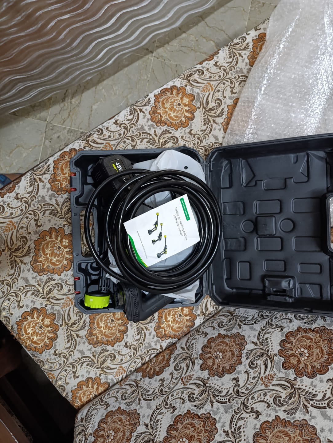 Customer photo review of MDHL Rechargeable Pressure Washer