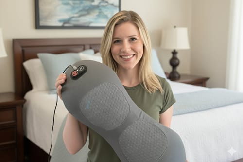Customer photo review of ORTHEVIA OrthoVital™ Pro 3-in-1 Back Massager