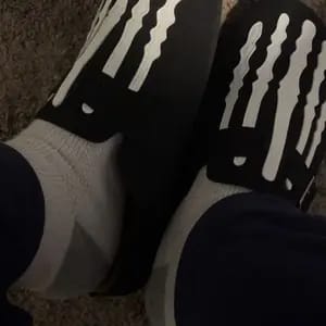 Customer photo review of Skeleton Mule Slides