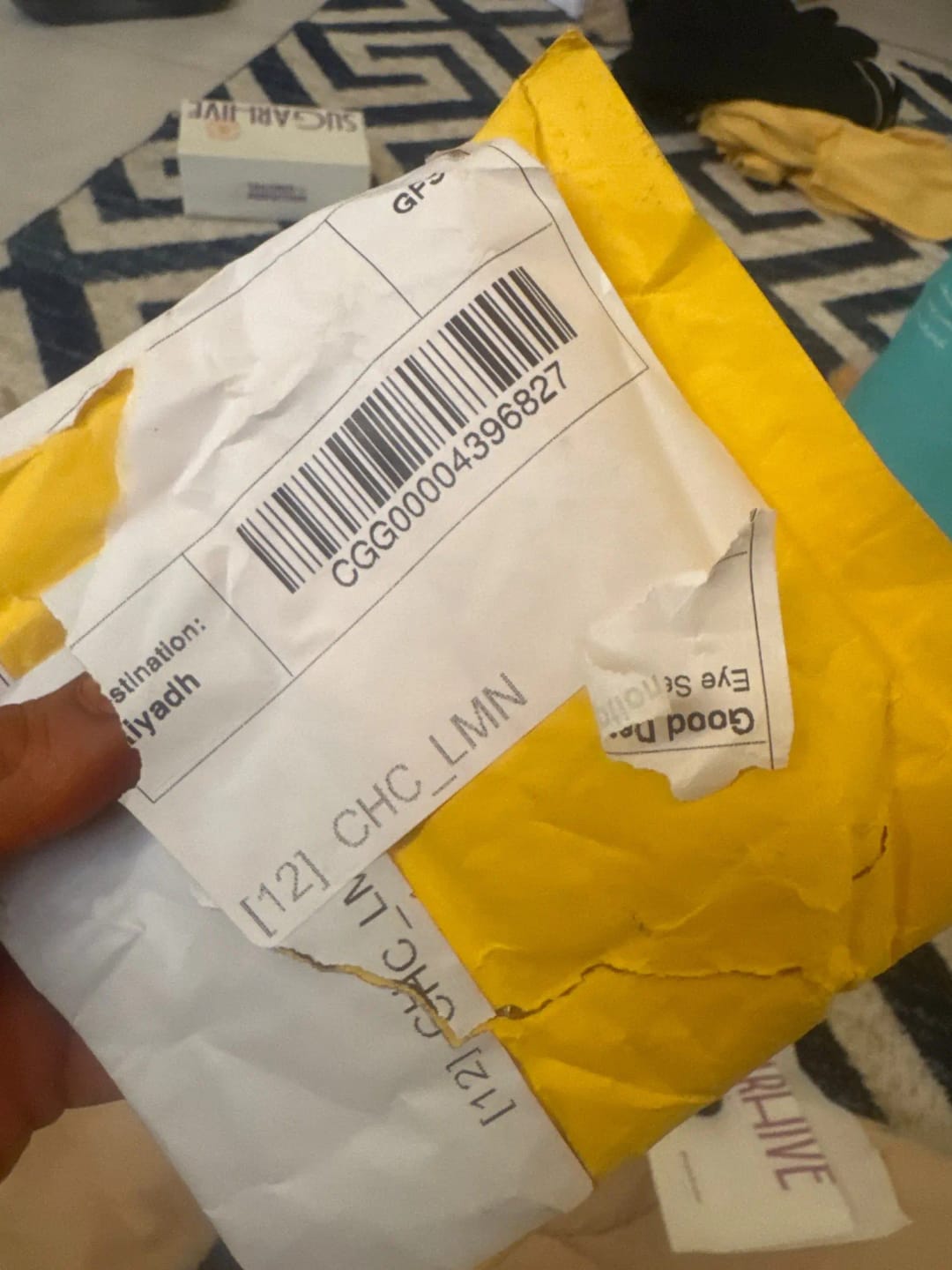 Customer photo review of Sérum para el contorno de ojos con aceite de ricino