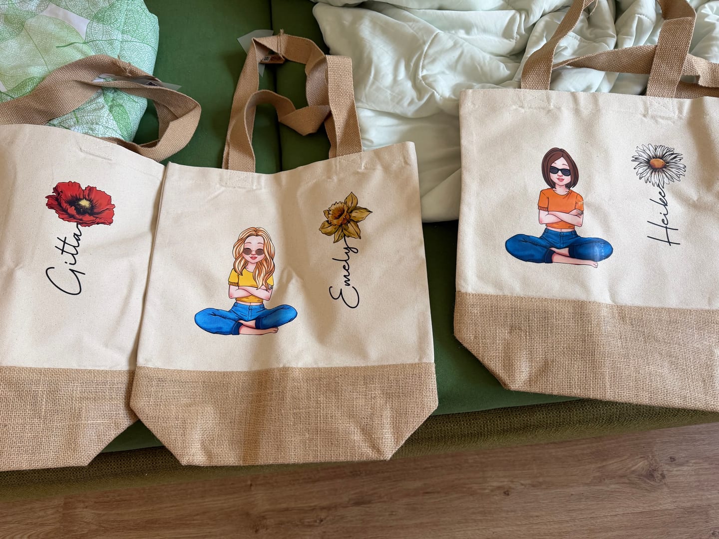 Customer photo review of Summervibes - Personalisierte Tasche für den Strand