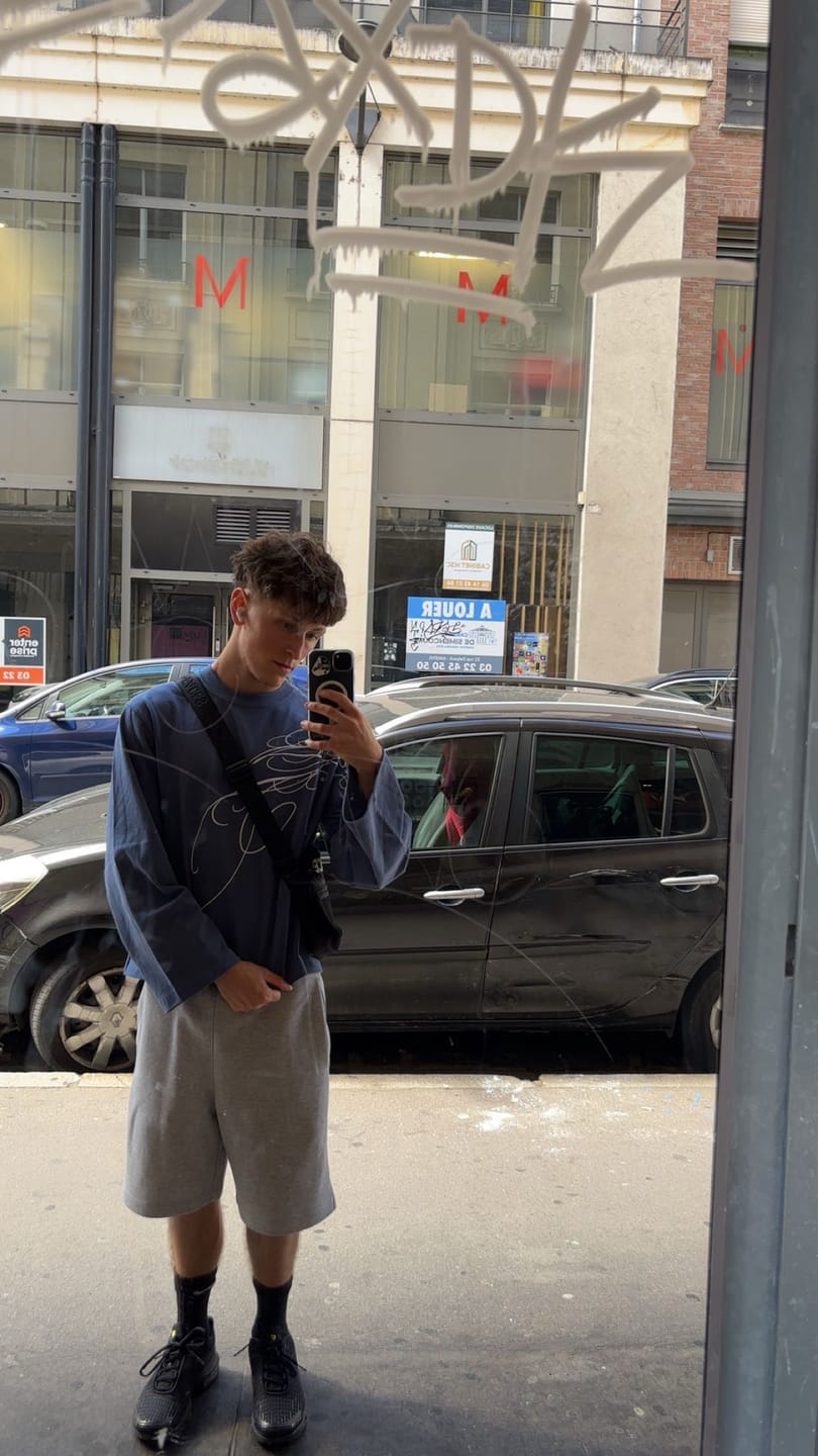 Customer photo review of Wisp Blue LS Cotton