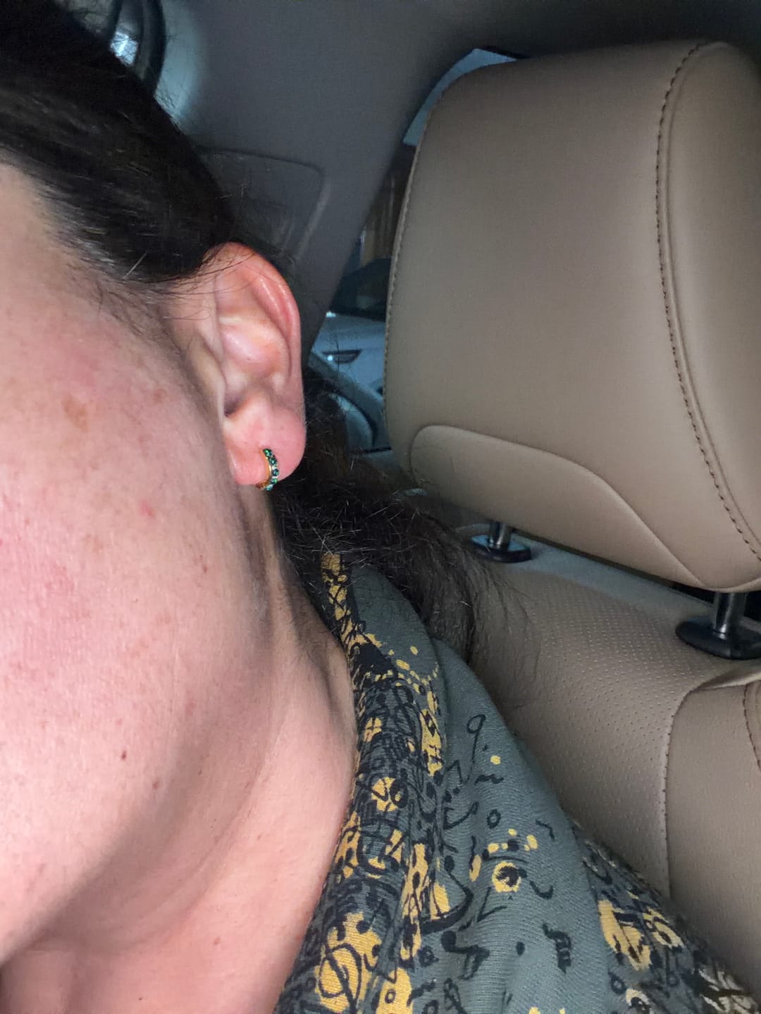 Customer photo review of JADE OPAL CRYSTAL HUGGIES