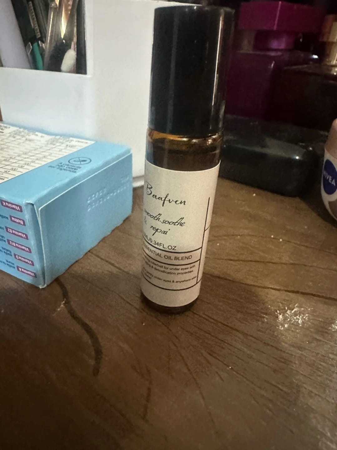 Customer photo review of Sérum para el contorno de ojos con aceite de ricino