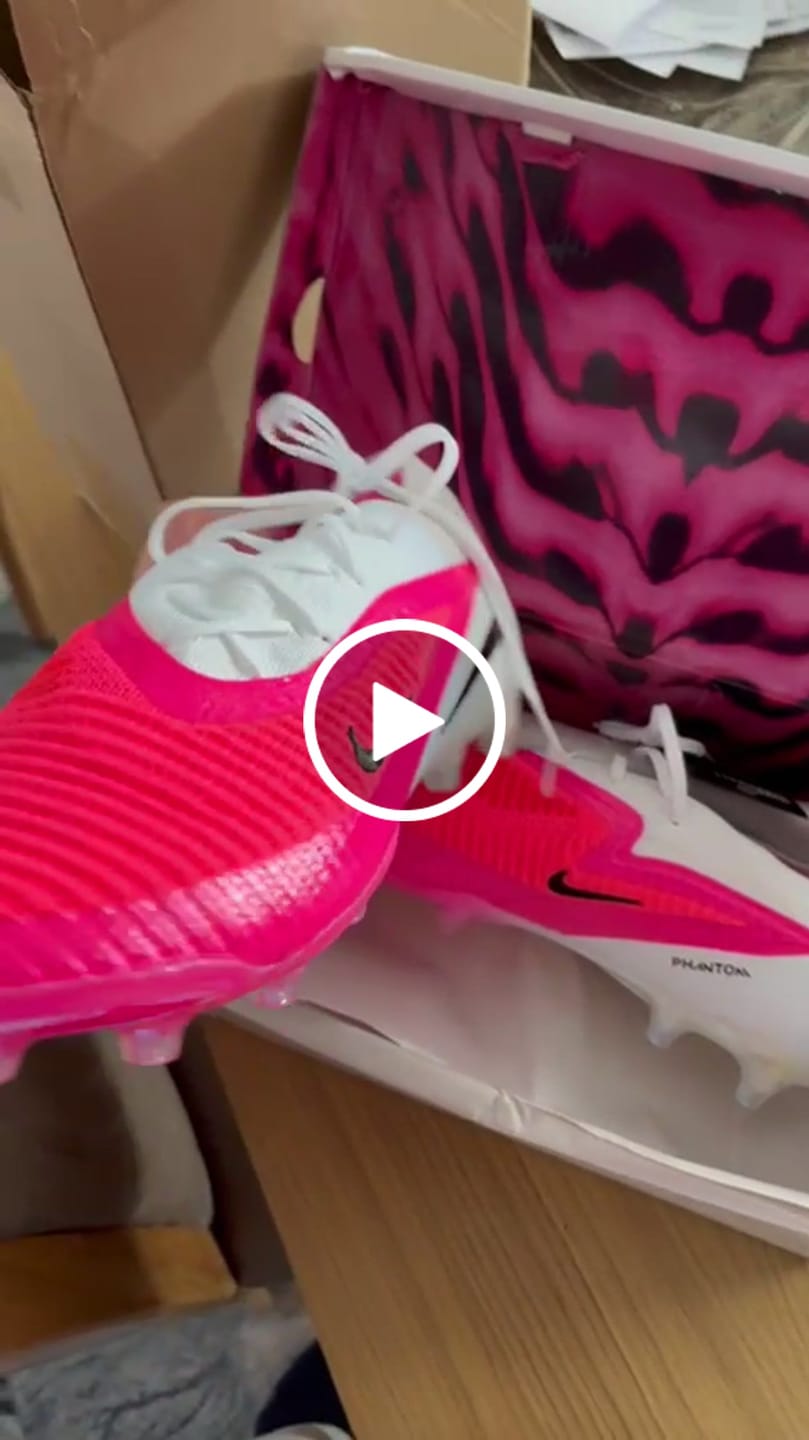 Customer video review of Nike Phantom 6 Elite Low Cut AG - Breakout Rose/Blanc/Noir