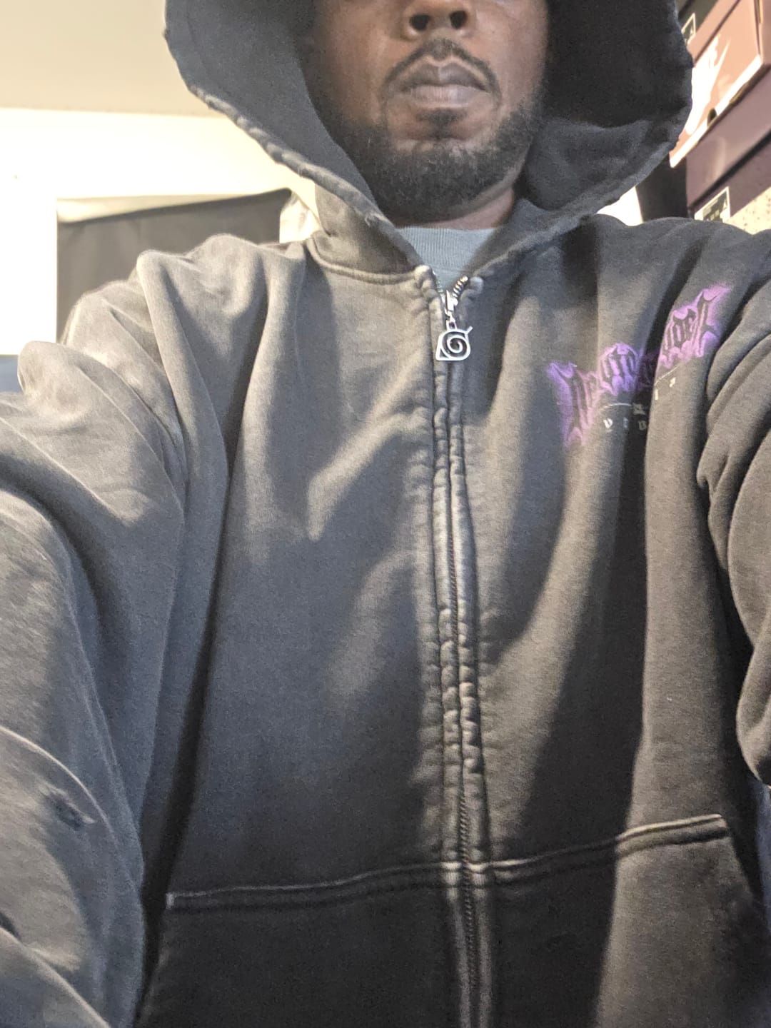 Customer photo review of 5086 - Naruto Zip-Up Hoodies