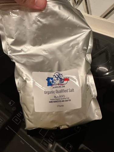 Customer photo review of Hand Harvested / Organic Qualified Salt