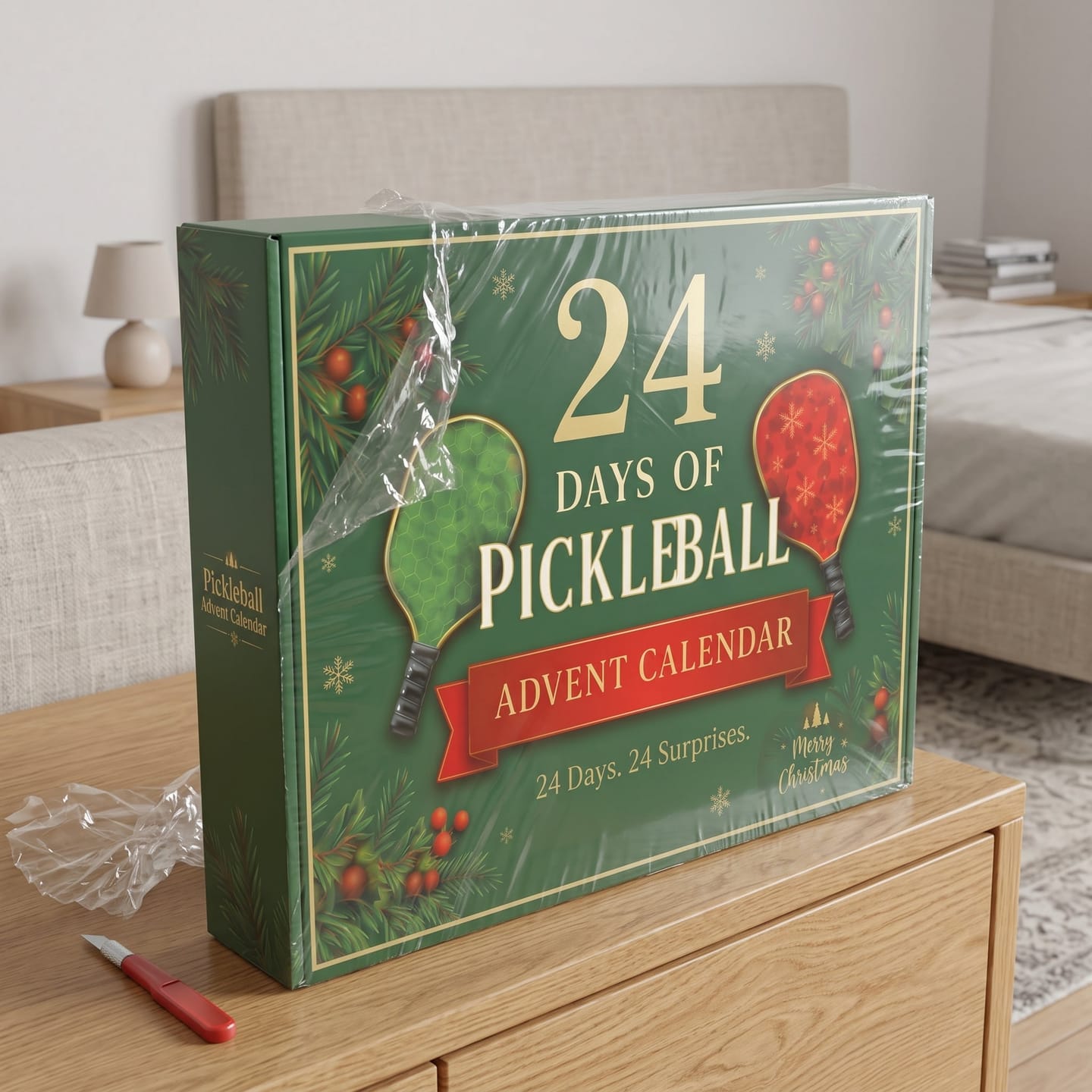 Customer photo review of Pickleball Advent Calendar