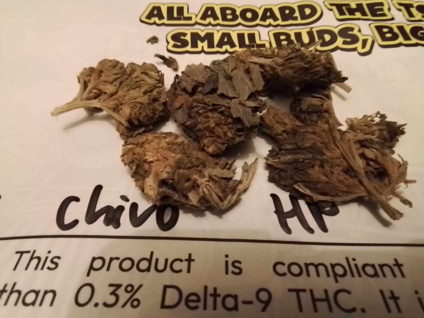 Customer photo review of Bulk THCA Flower Pounds