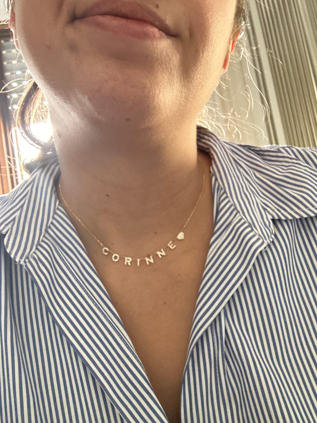 Customer photo review of Collana MINI LETTERS BRIGHT