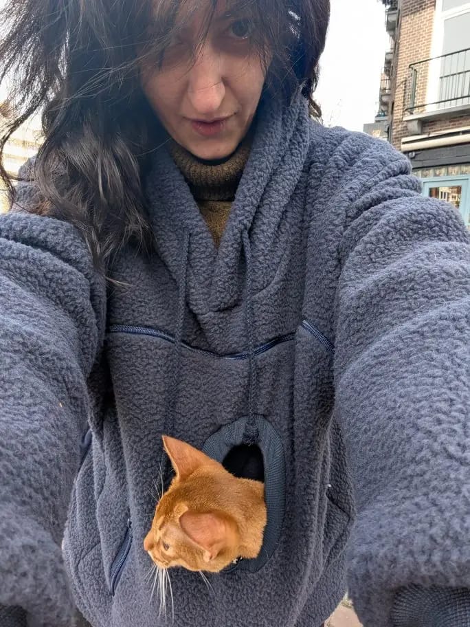 Customer photo review of Official PouchPal™ Hoodie