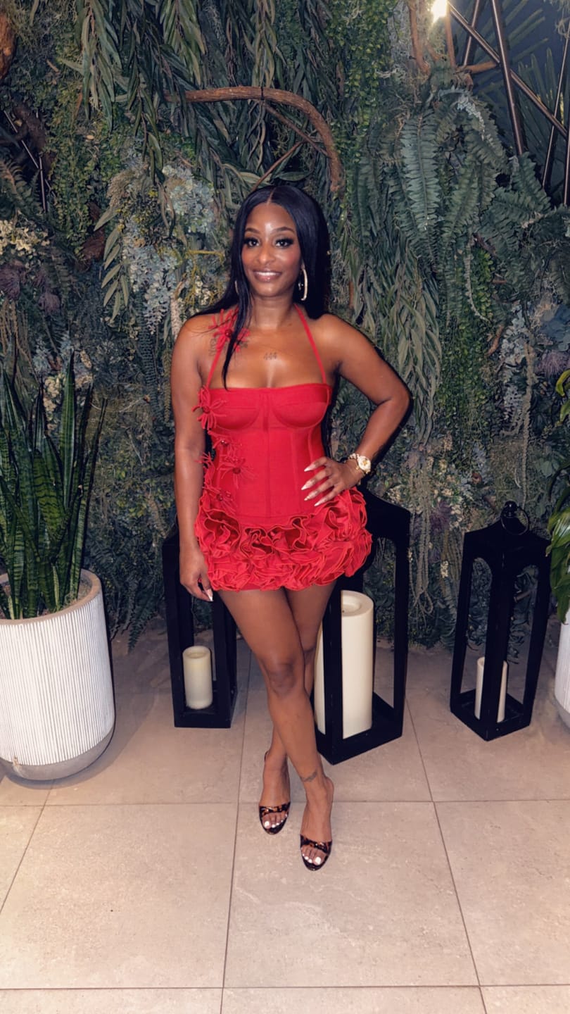 Customer photo review of Ravelle Rosette Skirt Set