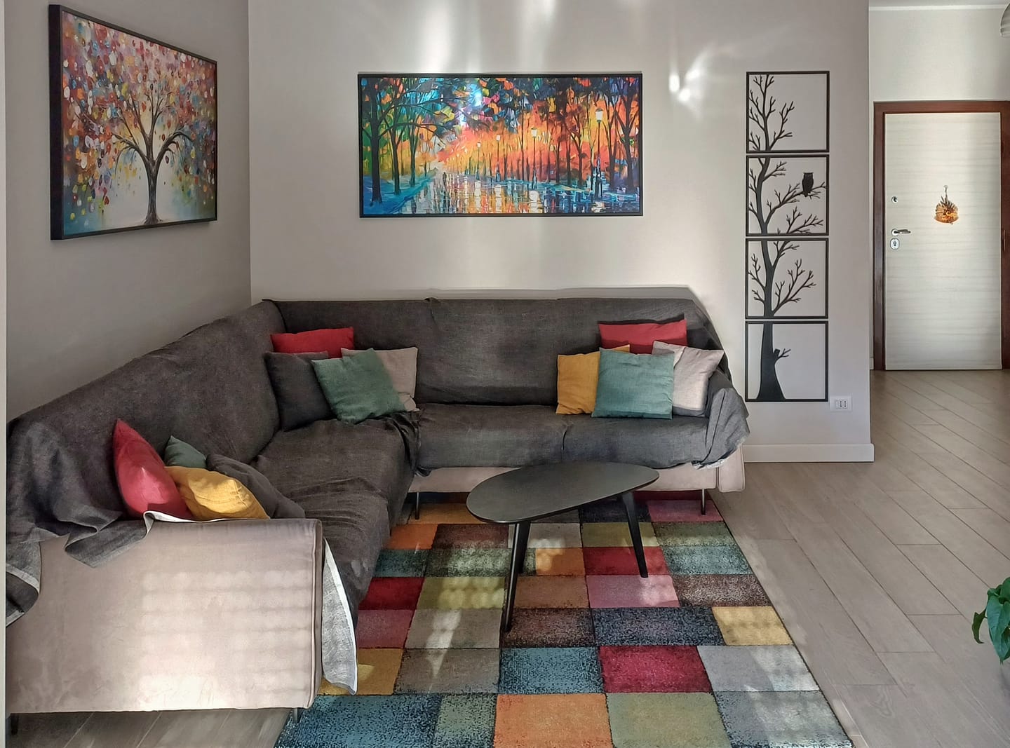 Customer photo review of Décoration Murale en Métal - Night watch