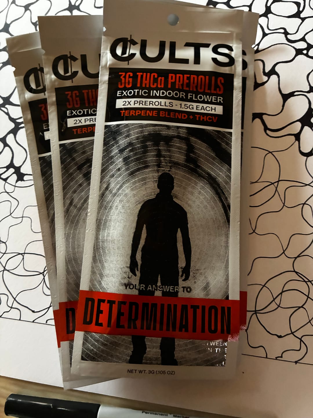 Customer photo review of 3G THCA Effects Pre-Rolls (2 Pack)