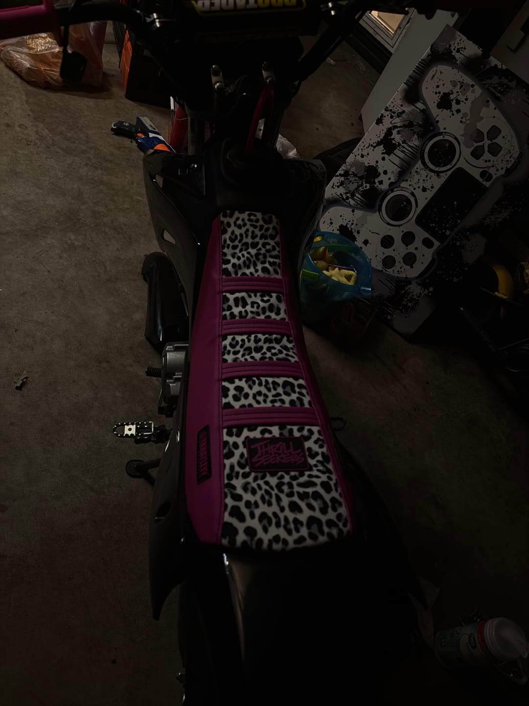 Customer photo review of Custom Seat Cover: 2026 Yamaha TT-R 110