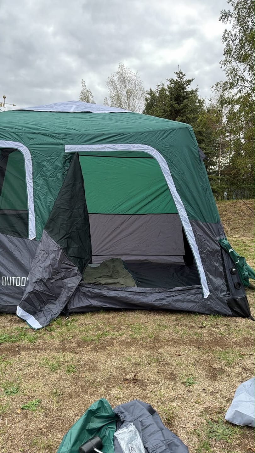 Customer photo review of 2-Step Cabin Tent
